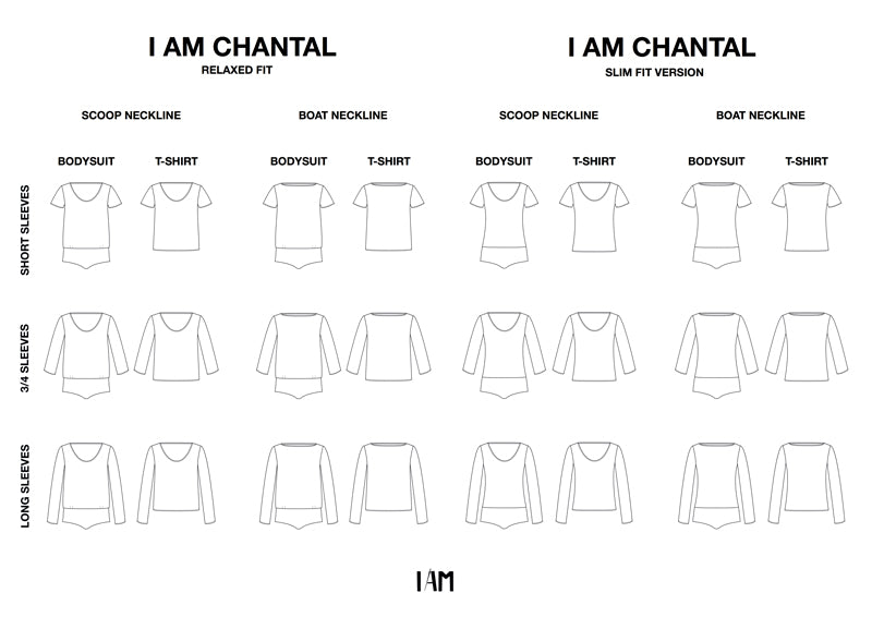 CHANTAL BODYSUIT & T-SHIRT • Pattern