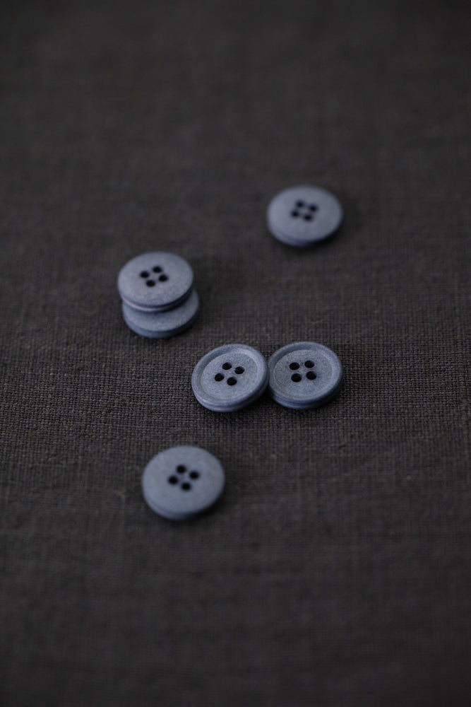 COTTON BUTTONS • Stormy Sky • 11mm or 15mm