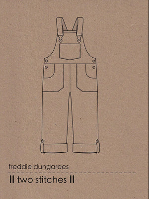FREDDIE DUNGAREES & PINAFORE DRESS ages 3-9 years • Pattern
