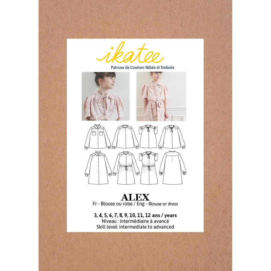 ALEX Blouse & Dress - Kids 3Y/12Y • Pattern