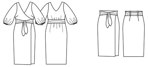 AURA DRESS & SKIRT • Pattern