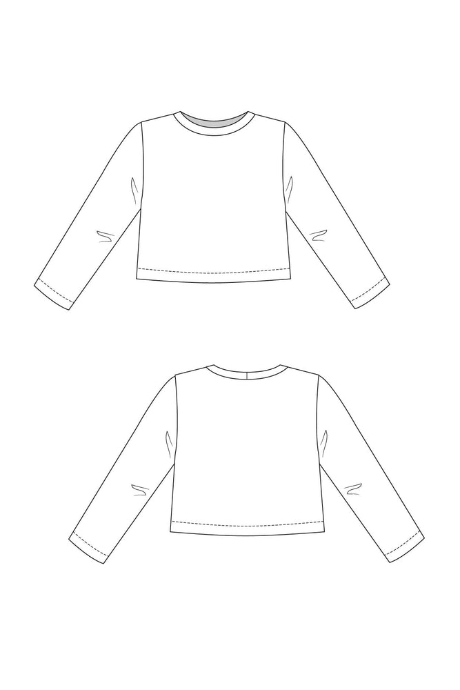 INARI DRESS & CROP TEE • PDF Pattern