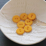 MOTHER OF PEARL BUTTONS • Sunny Yellow • 15mm