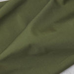 ORGANIC PAPERTOUCH COTTON POPLIN • Green Olive $40.00/metre