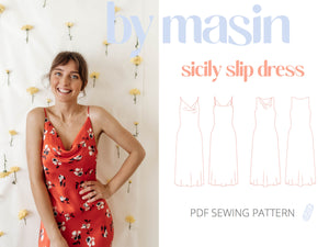 SICILY SLIP DRESS • PDF Pattern