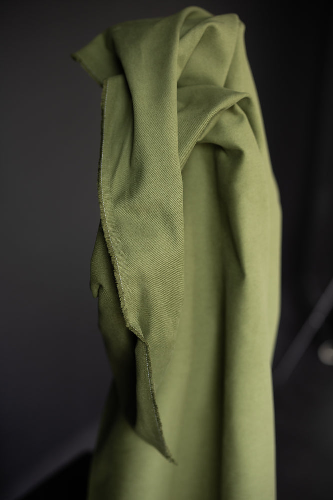 
                
                    Load image into Gallery viewer, ORGANIC COTTON TWILL 410gsm • Otto Green $56.00/metre
                
            