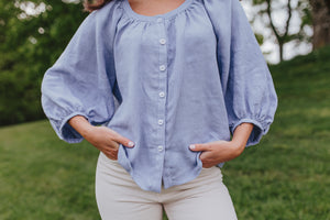 Amalfi Blouse Sewing Pattern - Sewing patterns by Masin