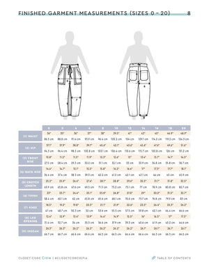 SEPIA PANTS & SHORT • Pattern