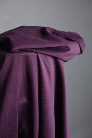 CORDUROY 14 WALE • Aubergine $60/per metre