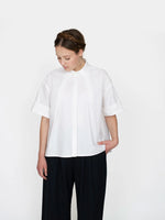 FRONT PLEAT SHIRT • Pattern