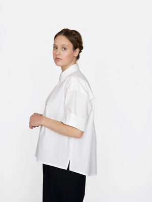 FRONT PLEAT SHIRT • Pattern