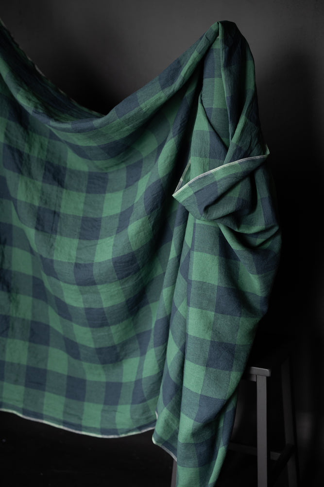 LINEN 170gsm • ELBA GINGHAM • $86.00/metre
