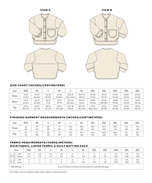 HOMEBODY QUILTED JACKET • PDF Pattern