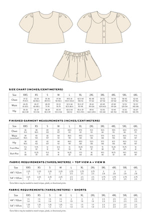HIGH TIDE SET • PDF Pattern