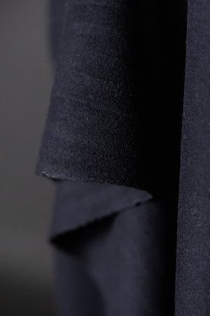 ITALIAN WOOL COATING • Dark Navy $98/metre