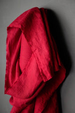 LINEN 185gsm • Demon Scarlet $69.00/metre