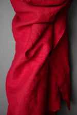 LINEN 185gsm • Demon Scarlet $64.00/metre