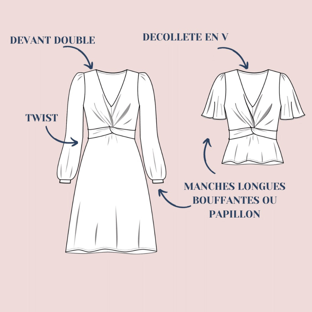 SOLSTICE DRESS & BLOUSE • Pattern