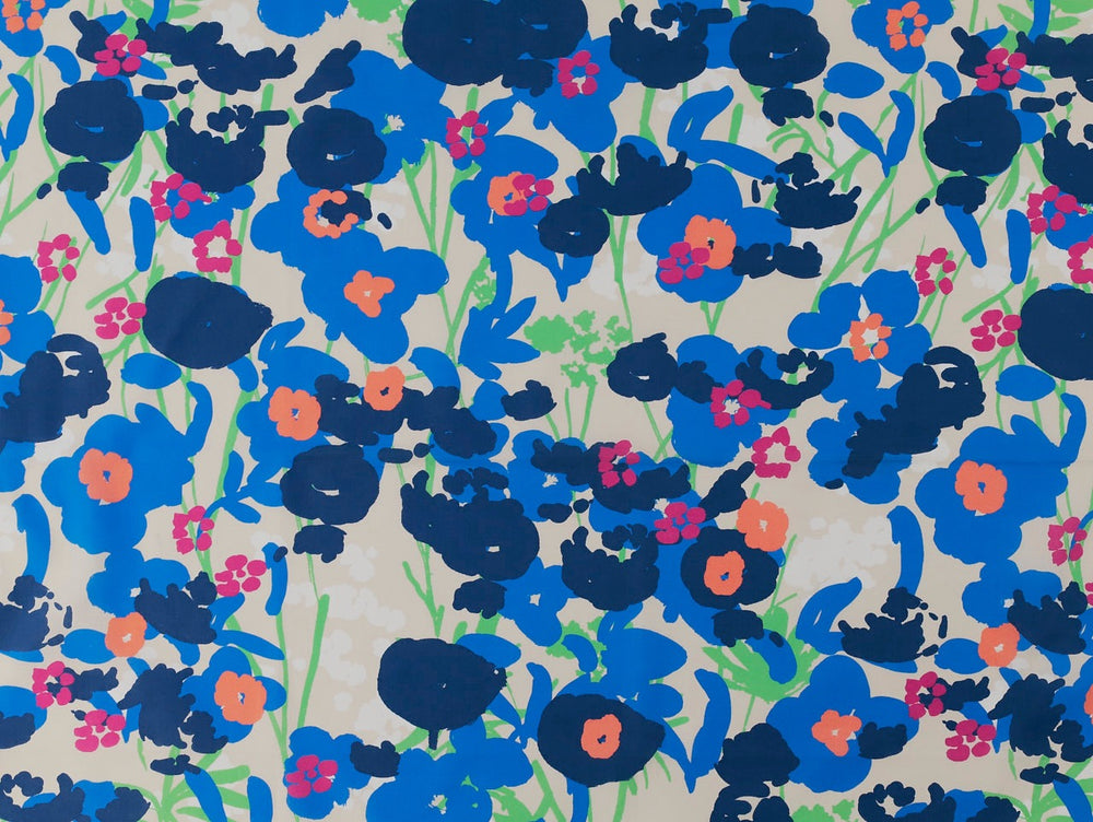 COTTON LAWN • MELISSA • Cobalt $45.00/metre