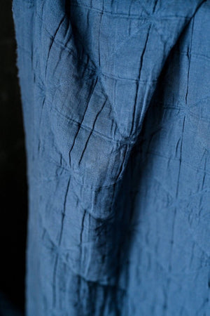 QUILTED COTTON JACQUARD • Ahoy Blue $75/per metre ($37.50/per 1/2 metre)