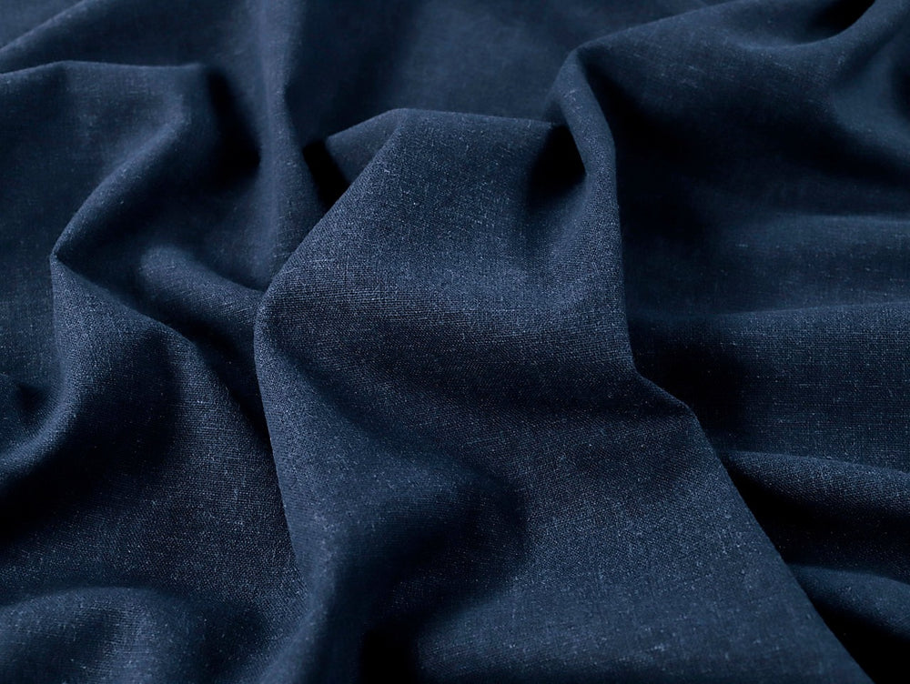 LINEN/VISCOSE BLEND • RIVIERA • Midnight  $52.00/metre