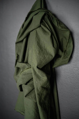 LINEN/RECYCLED LINEN/ORGANIC COTTON •  Elan Green $82.00/metre