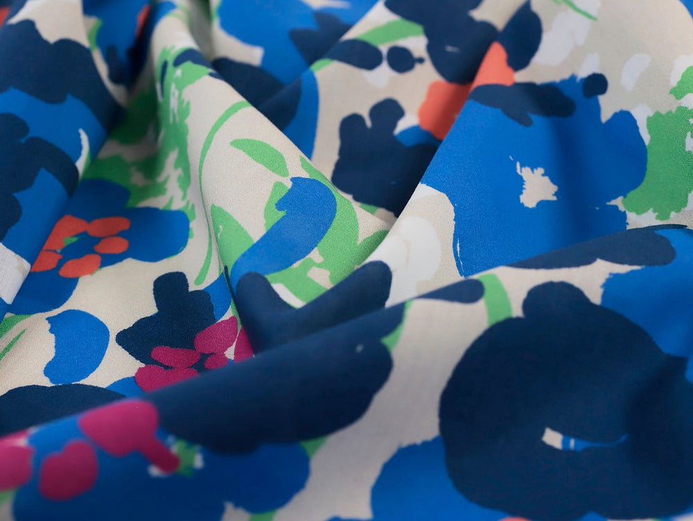 COTTON LAWN • MELISSA • Cobalt $45.00/metre