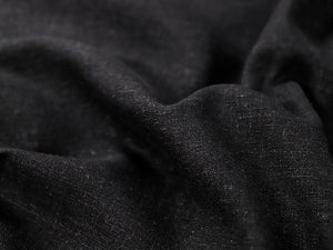 LINEN/VISCOSE BLEND • RIVIERA • Black $52.00/metre