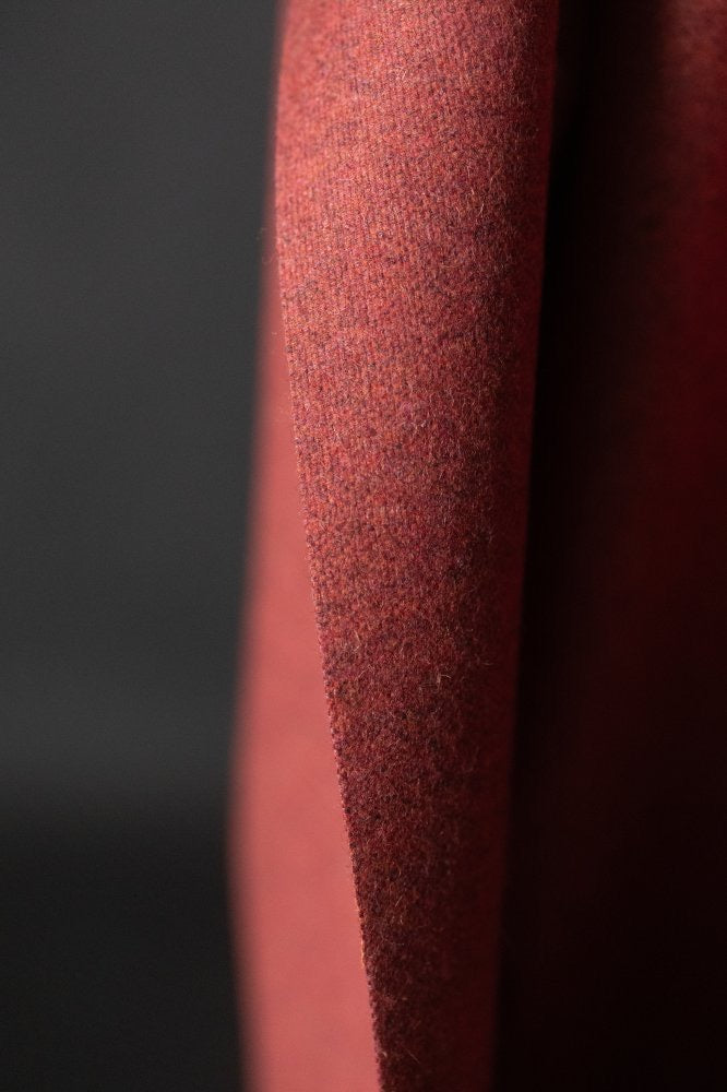 ITALIAN WOOL COATING • Red Chalk $98/metre