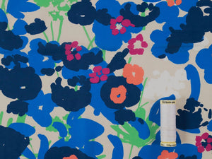 COTTON LAWN • MELISSA • Cobalt $45.00/metre