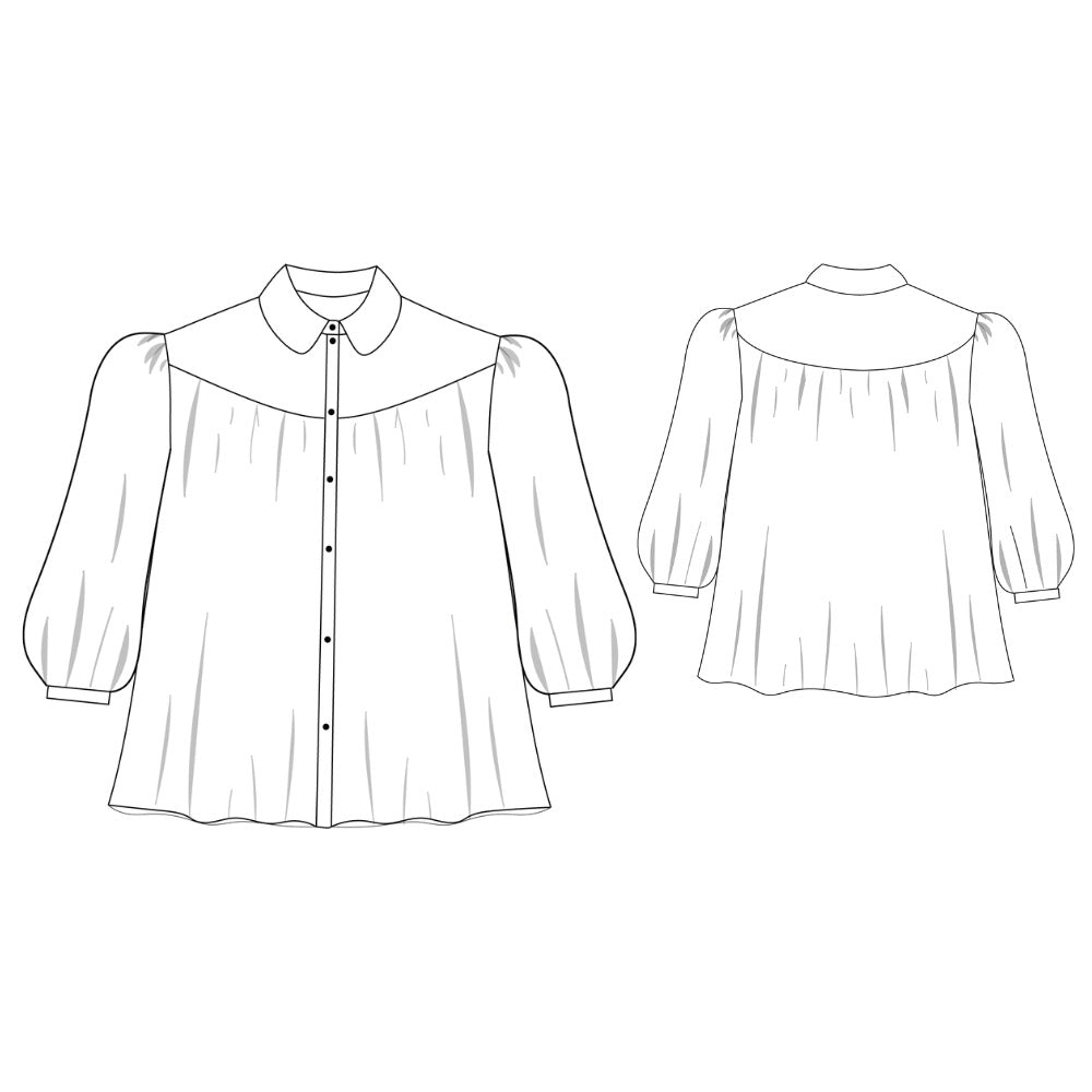 PIMPANTE Blouse • Pattern