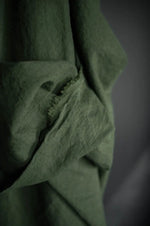 LINEN/RECYCLED LINEN/ORGANIC COTTON •  Elan Green $82.00/metre