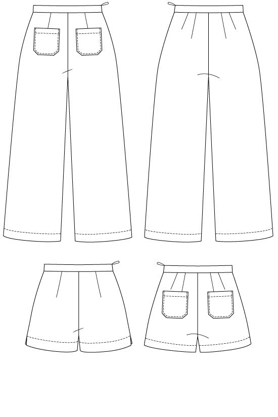 VERSO TROUSERS & SHORTS • PDF Pattern