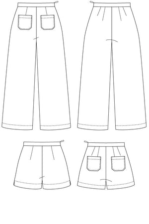 VERSO TROUSERS & SHORTS • PDF Pattern