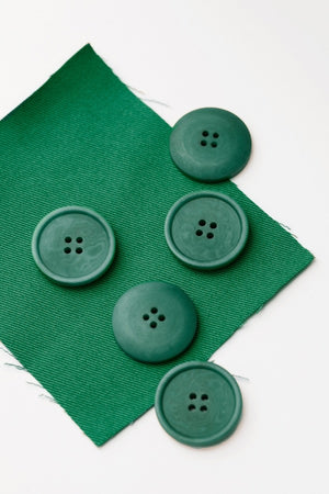 BLAZE COROZO BUTTONS • Jolly Green • 28mm