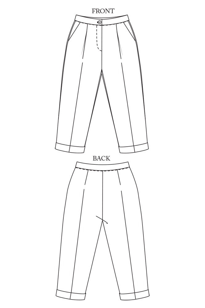 THE PEGS TROUSERS • Pattern