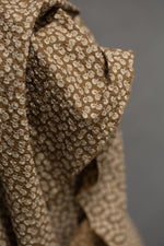 ORGANIC COTTON SEERSUCKER • DONGURI • Pickle $52.00/metre