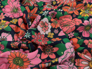 VISCOSE LUREX SPOT • MAGGIE • Navy • Remnant 125cm