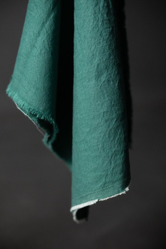 ORGANIC DENIM 10oz • Jade Green $65.00/metre