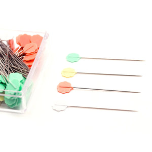 FLOWER HEAD PINS • BOXED