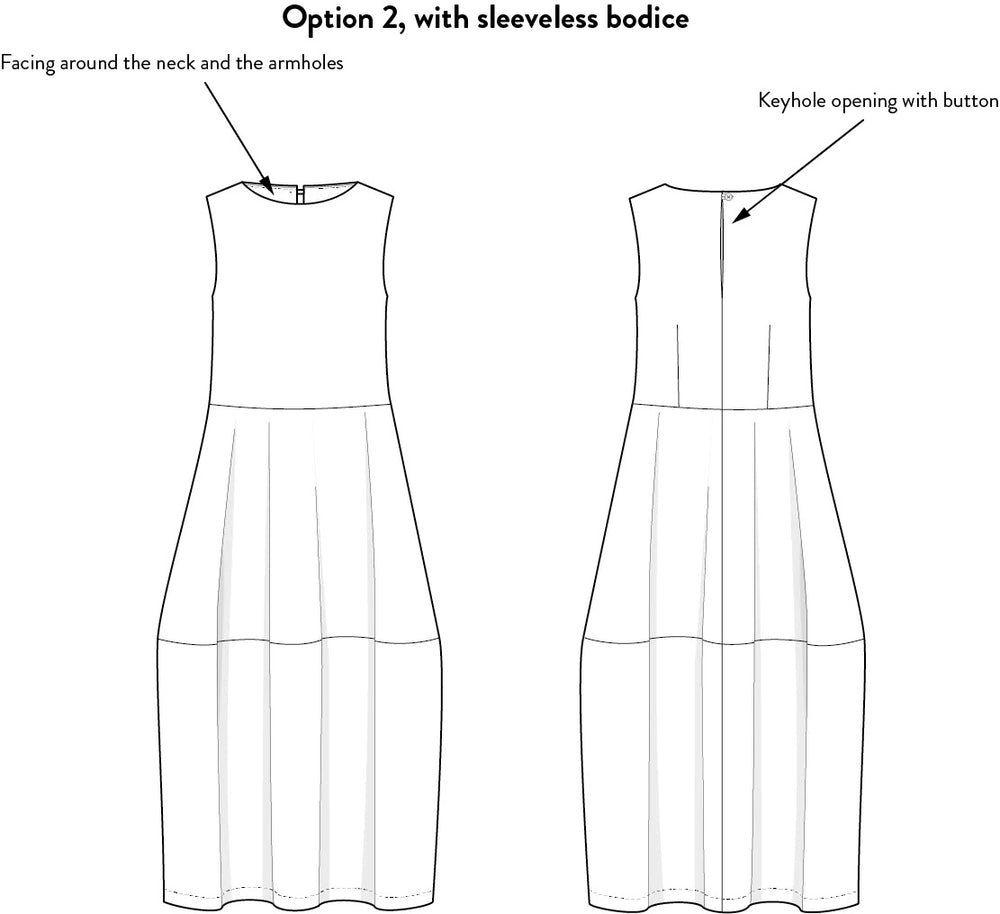 BARREL DRESS • Pattern