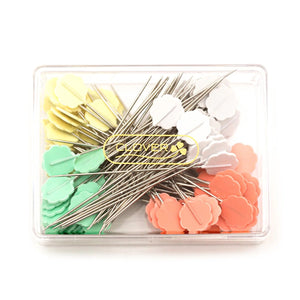 FLOWER HEAD PINS • BOXED