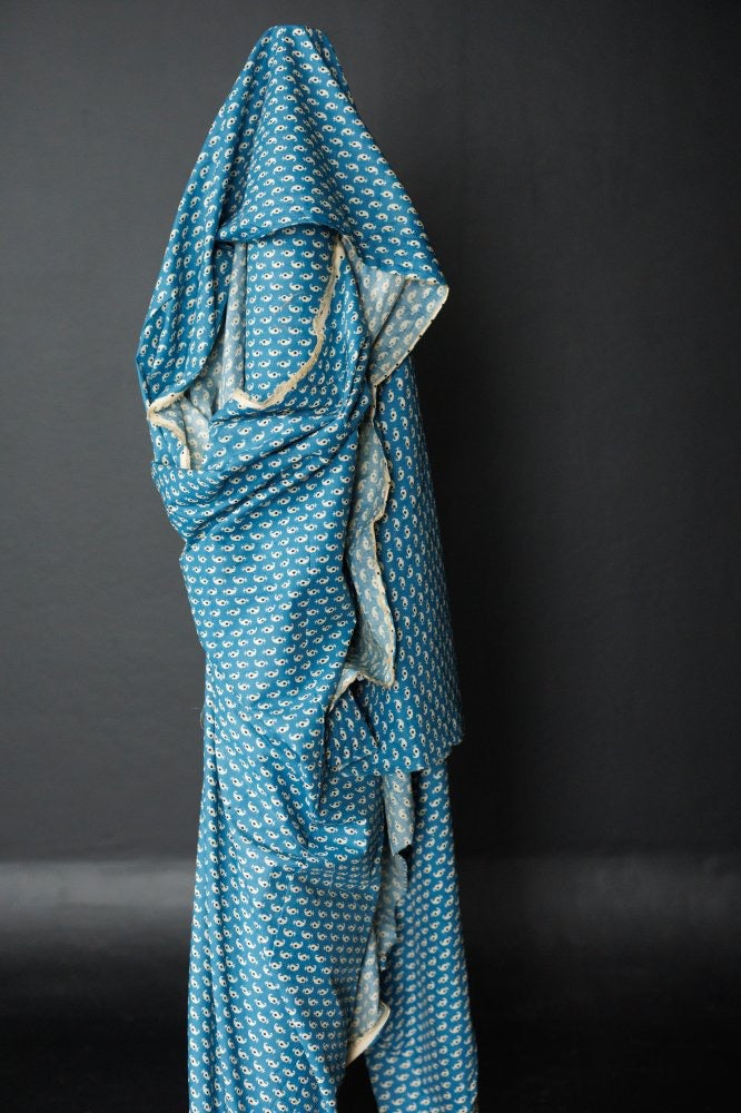 INDIAN COTTON • Kaly Cyan  by Merchant & Mills at Pattern Scissors Frock Australia