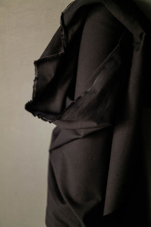ORGANIC COTTON/HEMP BLEND • Black $52.00/metre