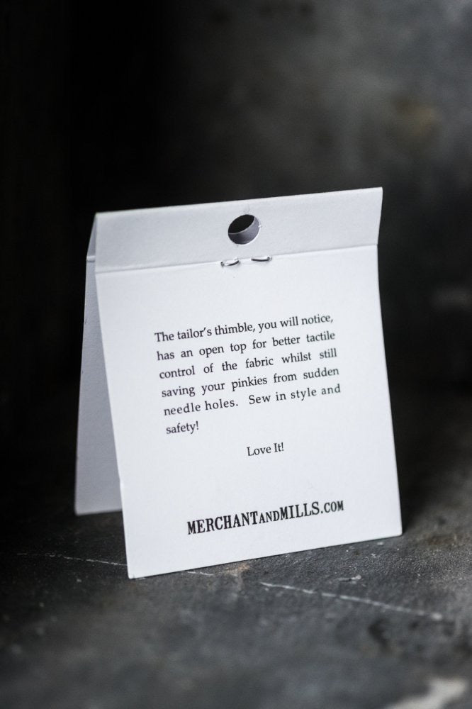 TAILOR'S THIMBLE • Merchant & Mills