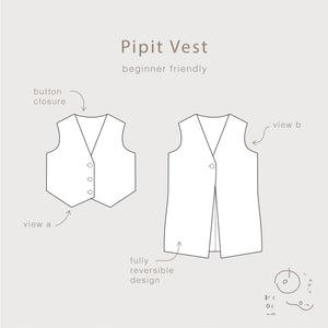 PIPIT VEST • Pattern