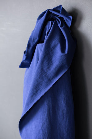 ORGANIC SANDED TWILL 271gsm • Prussian Blue $62.00/metre