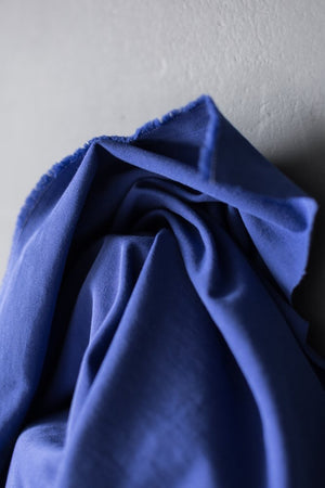 ORGANIC SANDED TWILL 271gsm • Prussian Blue $62.00/metre