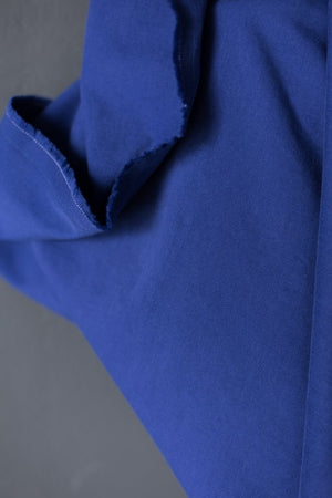 ORGANIC SANDED TWILL 271gsm • Prussian Blue $62.00/metre