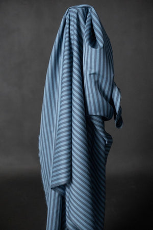 ORGANIC COTTON/LINEN • Tully Stripe $66.00/metre
